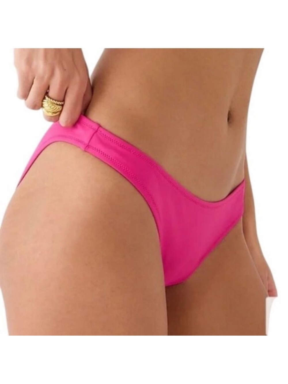 J Crew Swim L Bikini Bottom Pink BP209